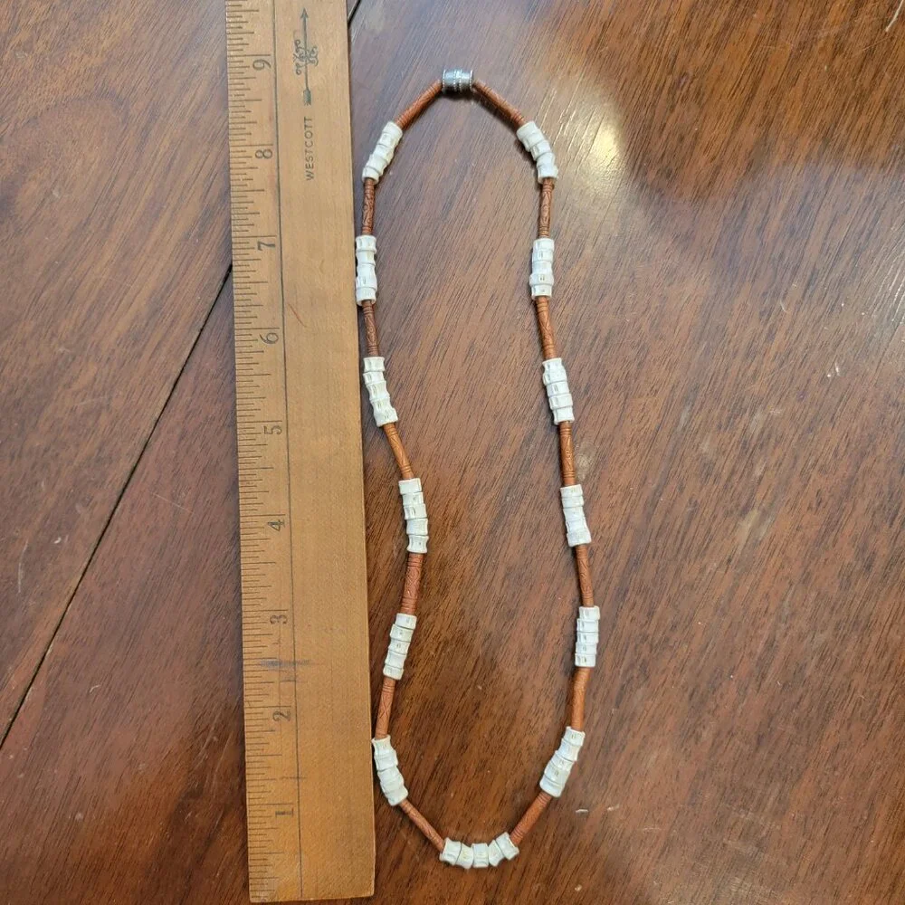 Vintage Style Bead and Shell Necklace/Choker